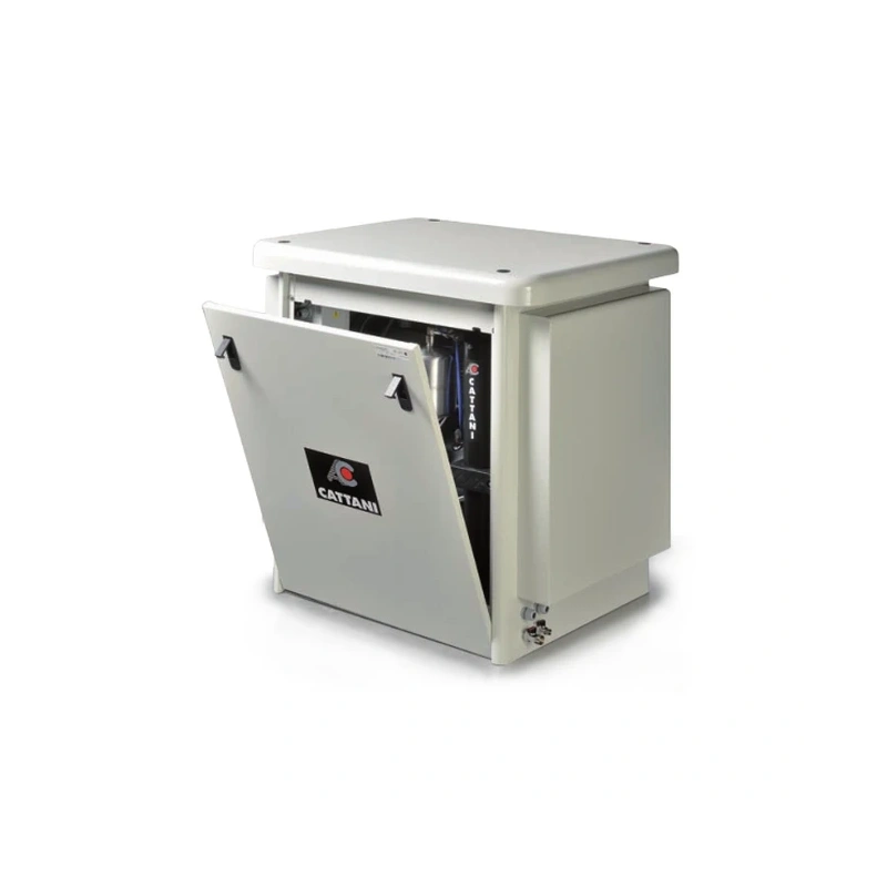 Cattani AC200 30-160 - безмасляный компрессор для двух стоматологических установок, c кожухом, c осушителем, с ресивером 30 л (160 л/мин) | Cattani (Италия)