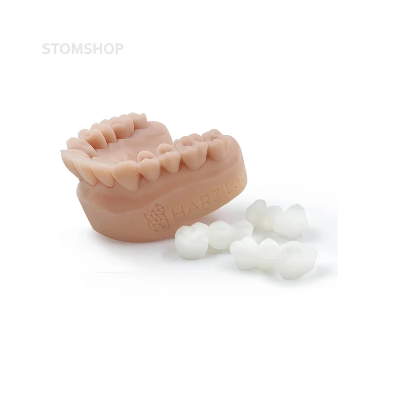 HARZ Labs Dental Bleach PRO - фотополимерная смола для стоматологии, цвет белый, 0.5 кг | HARZ Labs (Россия)