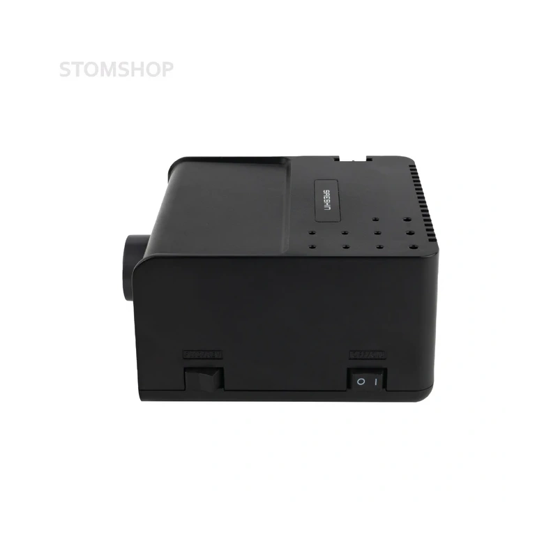 STRONG 211 H400RU Black - аппарат для маникюра с педалью, 37000 об/мин | Saeshin (Ю. Корея)