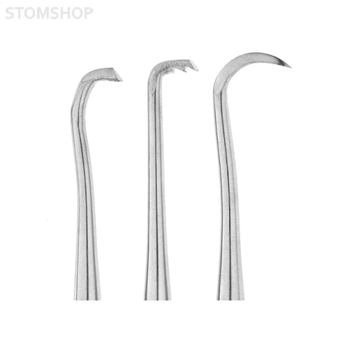 Коронкосниматель ручной nach Morell, односторонний, в комплекте 3 насадки | HLW Dental Instruments (Германия)