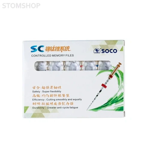 Soco Full Kit - полный набор машинных эндодонтических файлов Soco, 36 шт. | SOCO (Китай)