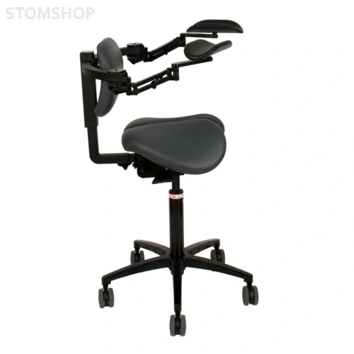 Salli Small MultiAdjuster Ergorest with Stretching Support - эргономичный стул-седло для работы с микроскопом | Salli (Финляндия)