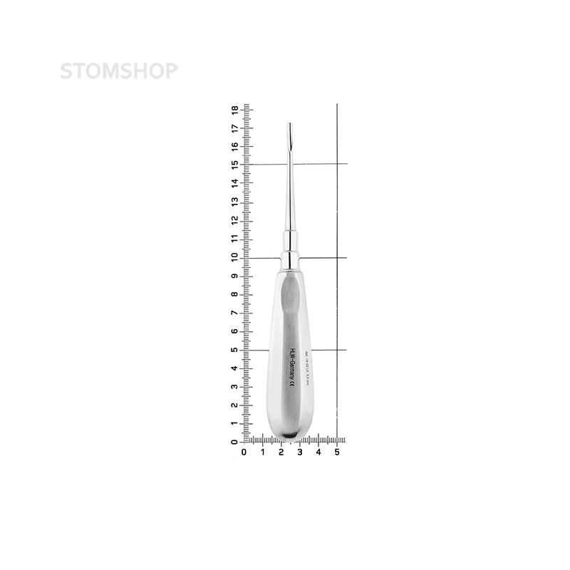 Люксатор прямой удлиненный, 3 мм | HLW Dental Instruments (Германия)