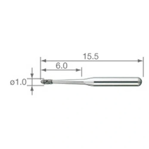 Pico Bur PC6 - боры для S-Max Pico (3 шт/уп) | NSK Nakanishi (Япония)