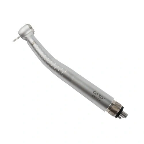 CX307-F-TP - турбинный наконечник с увеличенной головкой, с генератором света, для 4-х канального соединения | COXO (Китай)