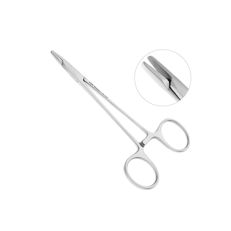 Иглодержатель хирургический гладкий Webster, длина 125 мм | HLW Dental Instruments (Германия)