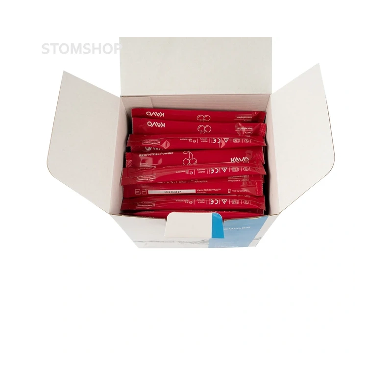 PROPHYflex Powder - профилактический порошок на основе бикарбоната натрия, со вкусом вишни, упаковка (80 шт. по 15 г.) | KaVo (Германия)