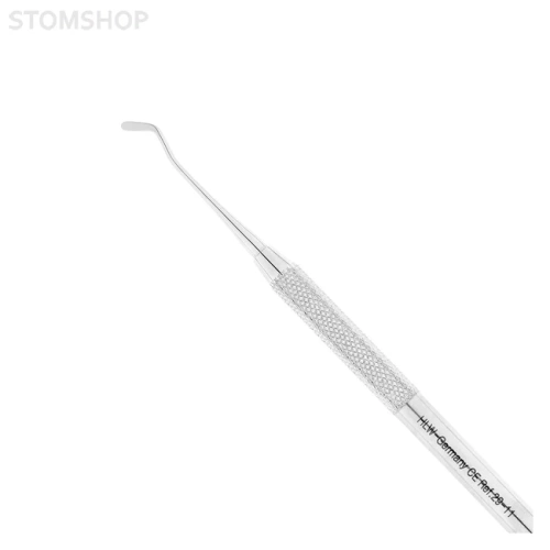 Гладилка обратная, жесткая, укороченная (29-11) | HLW Dental Instruments (Германия)