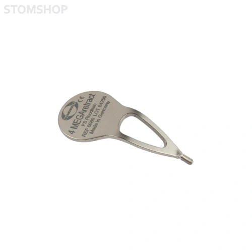 MEGAretract FS Rhodium bifurcated stem - cтоматологическое зеркало родиевое, 22 мм | Hahnenkratt (Германия)