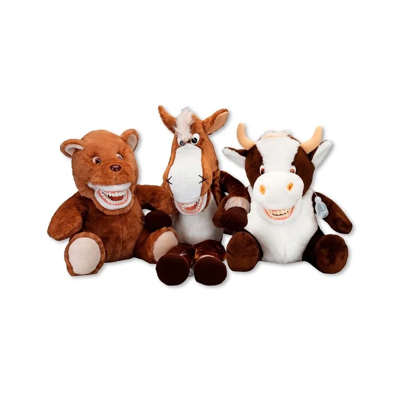 Putzi-Petz Cow Berta - наручная игрушка корова Берта с челюстью-типодонтом | Hager & Werken (Германия)