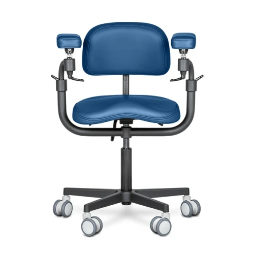 Mercury ELITE COMFORT BLACK - эргономичный стул для работы с микроскопом | Mercury (Россия)