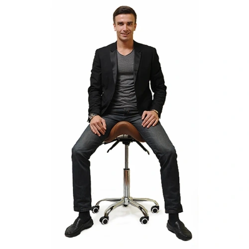 SmartStool S03B - эргономичный классический стул-седло со спинкой | Smartstool (Россия)