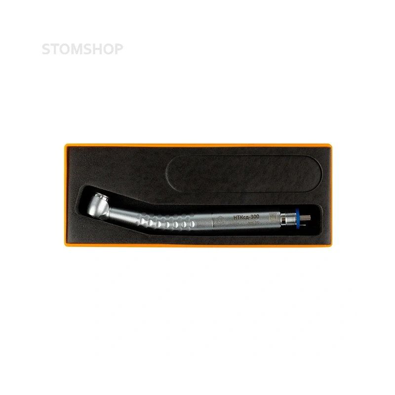 НТКсд-300 - турбинный наконечник с генератором света, кнопочным зажимом и подшипниками Myonic (Германия) | ВХ-Тайфун (Россия)