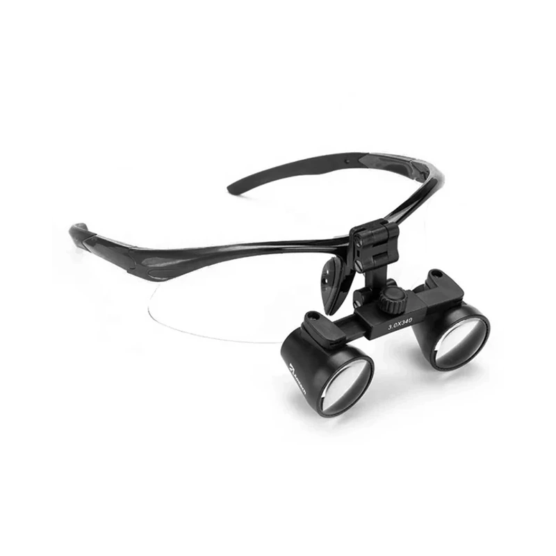 Amtech GL4 Sport 3.5 - бинокулярные лупы системы Flip-up на спортивной оправе, увеличение 3.5x | Amtech (Китай)