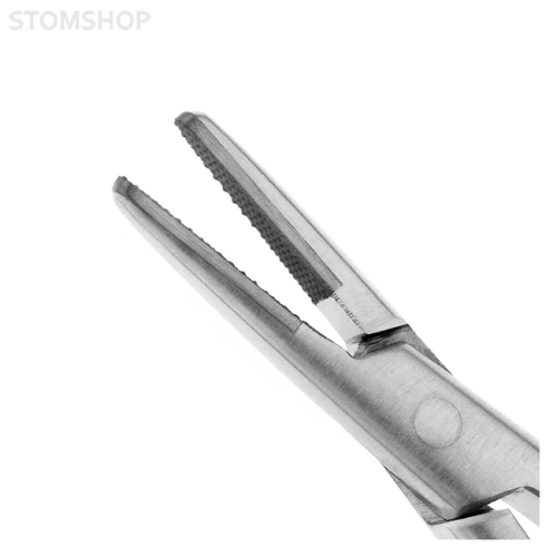 Иглодержатель хирургический прямой Castroviejo-Gomel TC, длина 140 мм | HLW Dental Instruments (Германия)