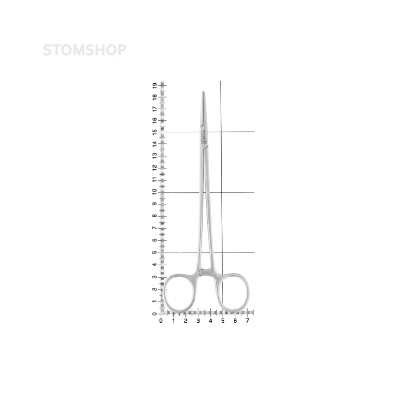 HALSTED - зажим хирургический, прямой, 18,5 см | Nopa Instruments (Германия)