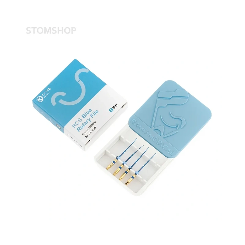 RCS Blue Rotary - машинные файлы, размер 30/04, длина 25 мм, 4 шт. | Ramo Medical (Китай)