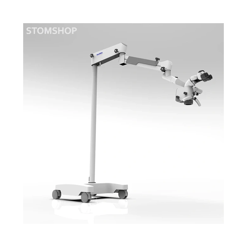 ALLTION AM-5000VF - стоматологический операционный микроскоп с 6-ступенчатым увеличением, с встроенной камерой, вариоскопом и флуоресцентным режимом | Alltion (Китай)
