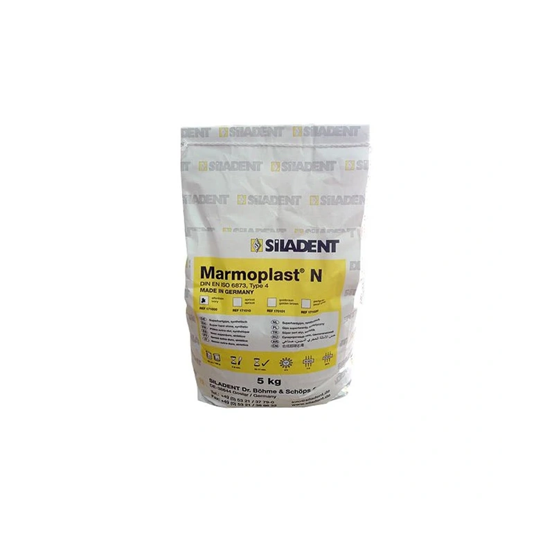 Marmoplast N - гладкий гипс, укрепленный смолой, класс 4, 4х5 кг | Siladent (Германия)