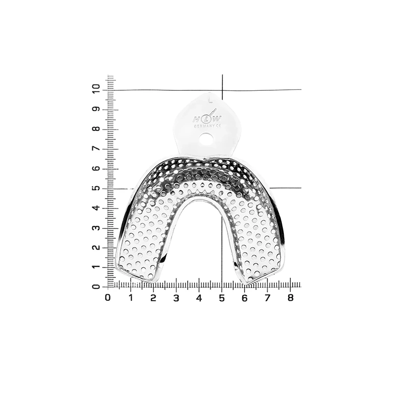 Ложка слепочная нижняя с перфорацией, M | HLW Dental Instruments (Германия)