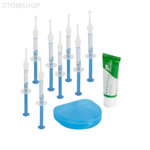 Opalescence PF 20% Regular Patient Kit - набор для домашнего отбеливания зубов, 8 шприцев | Ultradent (США)