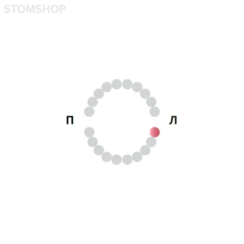 129-075 - крепление для Раббер Дам Медента, для нижнего левого второго «молочного» моляра | Medenta Instruments Co. (Пакистан)