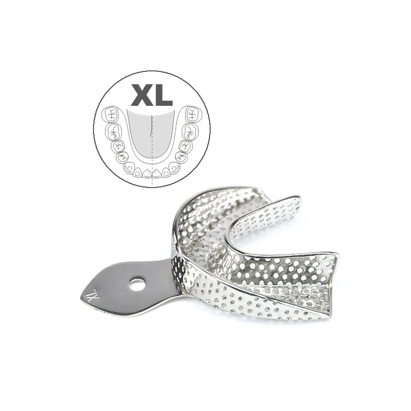 Ложка слепочная нижняя с перфорацией, XL | HLW Dental Instruments (Германия)