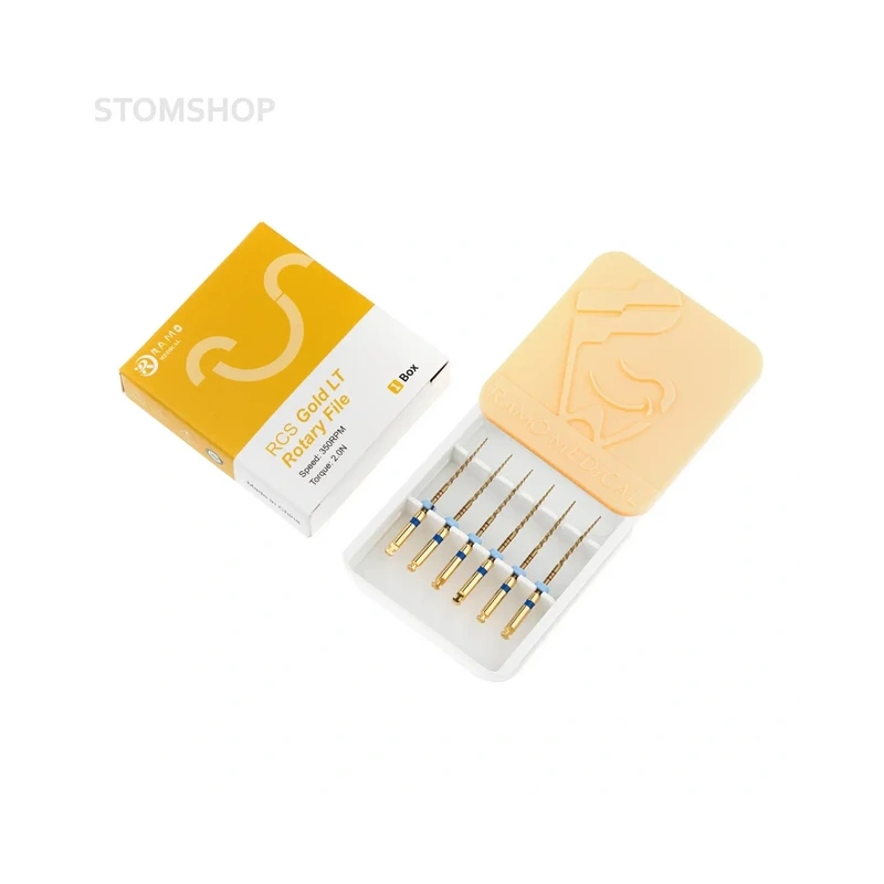 RCS Gold LT Rotary - машинные файлы, размер F3, длина 25 мм, 6 шт. | Ramo Medical (Китай)