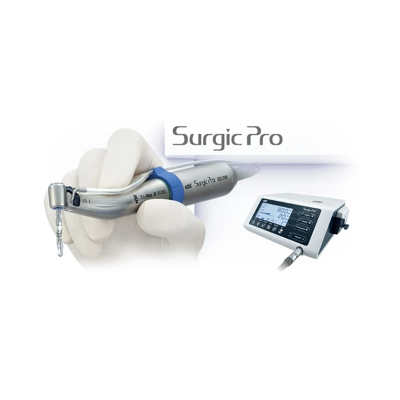 Surgic Pro OPT - хирургический аппарат (физиодиспенсер) с наконечником Ti-Max X-SG20L, с оптикой | NSK Nakanishi (Япония)