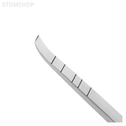 Долото хирургическое изогнутое, рабочая часть 4мм, 17,5 мм | HLW Dental Instruments (Германия)