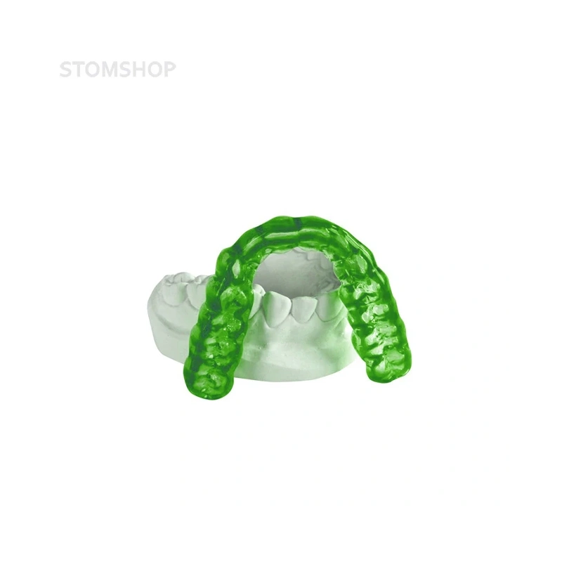 Erkoloc-pro - термоформовочные пластины, цвет зеленый, квадратные, 125?125 мм, 10 шт. | Erkodent (Германия)