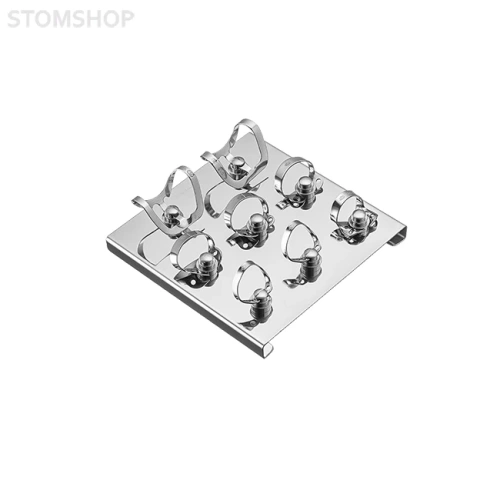 Brinker Plus Set - набор из 8 кламмеров на подставке из нержавеющей стали | Dentech Corporation (Япония)