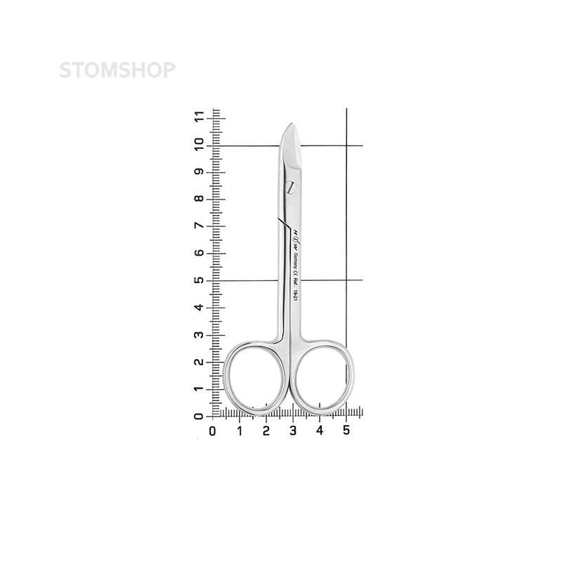 Ножницы коронковые изогнутые, 100 мм | HLW Dental Instruments (Германия)