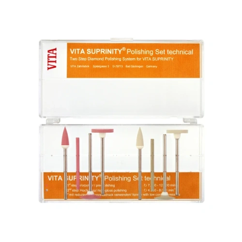 VITA SUPRINITY Polishing Set technical - набор полиров для стеклокерамики, для прямого наконечника | VITA (Германия)