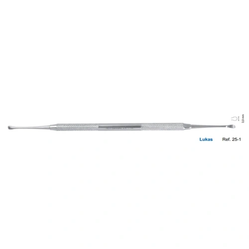 Ложка кюретажная Lukas, 3,0 мм (25-1) | HLW Dental Instruments (Германия)
