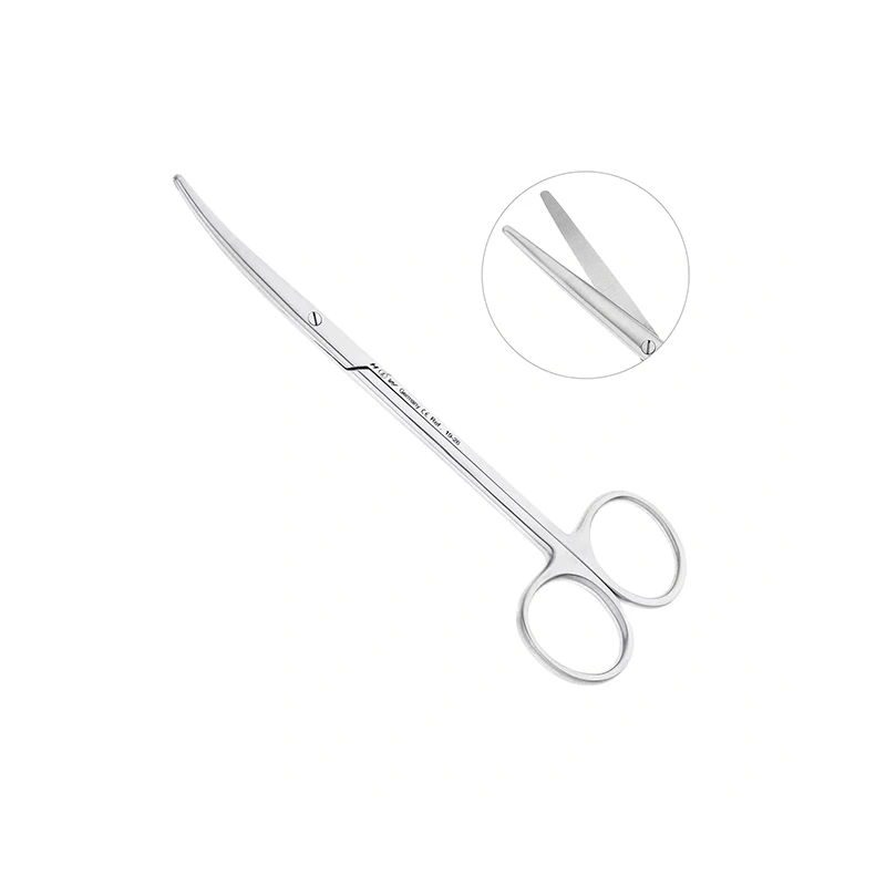 Ножницы тупоконечные изогнутые Metzenbaum, 145 мм | HLW Dental Instruments (Германия)