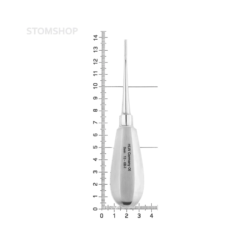 Элеватор Bein, прямой зубчатый, 2 мм (13-6BZ) | HLW Dental Instruments (Германия)