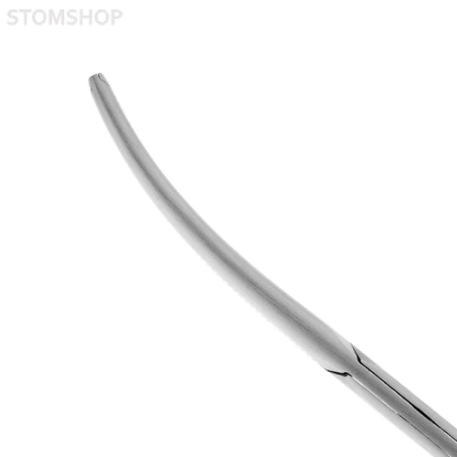 Зажим хирургический с зубчиками изогнутый Kocherklemme, 15 см | HLW Dental Instruments (Германия)