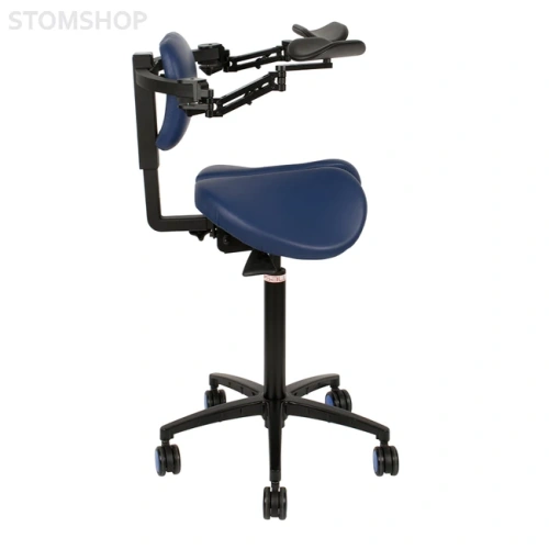 Salli Twin Ergorest with Stretching Support - эргономичный стул-седло для работы с микроскопом | Salli (Финляндия)