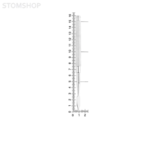 Долото хирургическое Ochsenbein, форма 1, 16,5 см | HLW Dental Instruments (Германия)