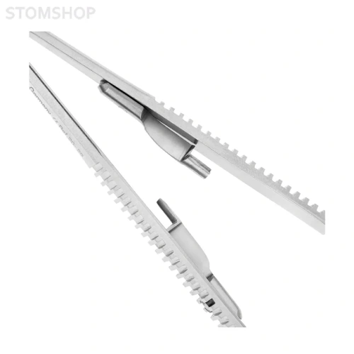 Иглодержатель микрохирургический прямой CastroviejoTC, длина 140 мм | HLW Dental Instruments (Германия)