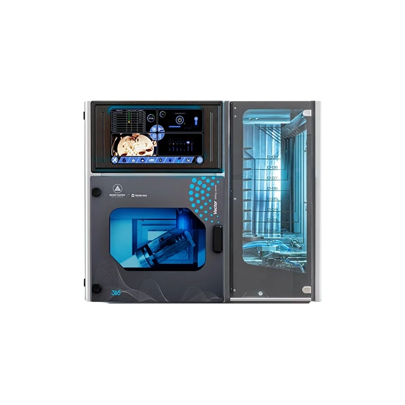 Vector Loader Disk System - комбинированный 5-осевой фрезерный станок с чейнджером | Dental Machine (Италия)