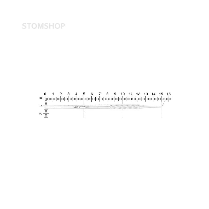 Зонд односторонний жесткий, форма 6 | HLW Dental Instruments (Германия)