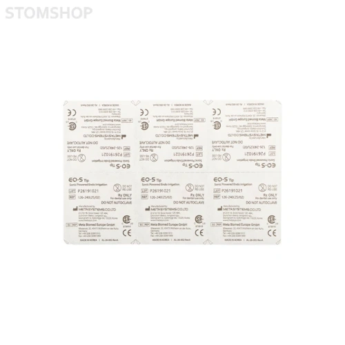 EQ-S Tip 25/.02 - насадки для эндоирригатора EQ-S, 30 шт. | Meta Biomed (Ю. Корея)