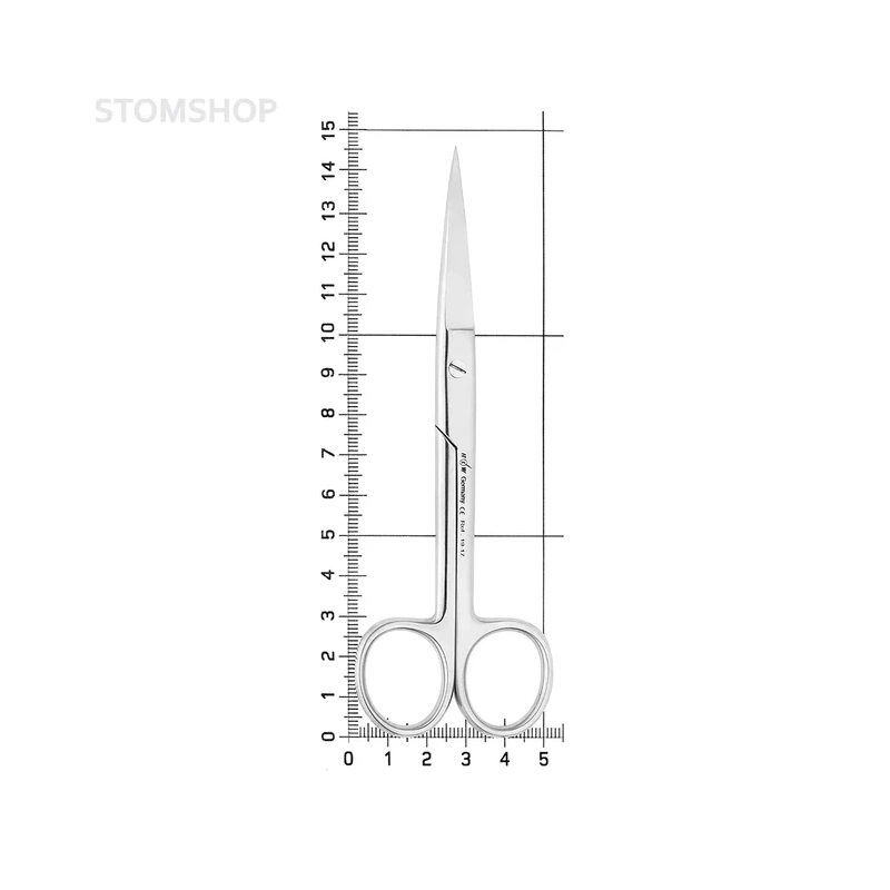 Ножницы хирургические, острый/острый, 145 мм | HLW Dental Instruments (Германия)