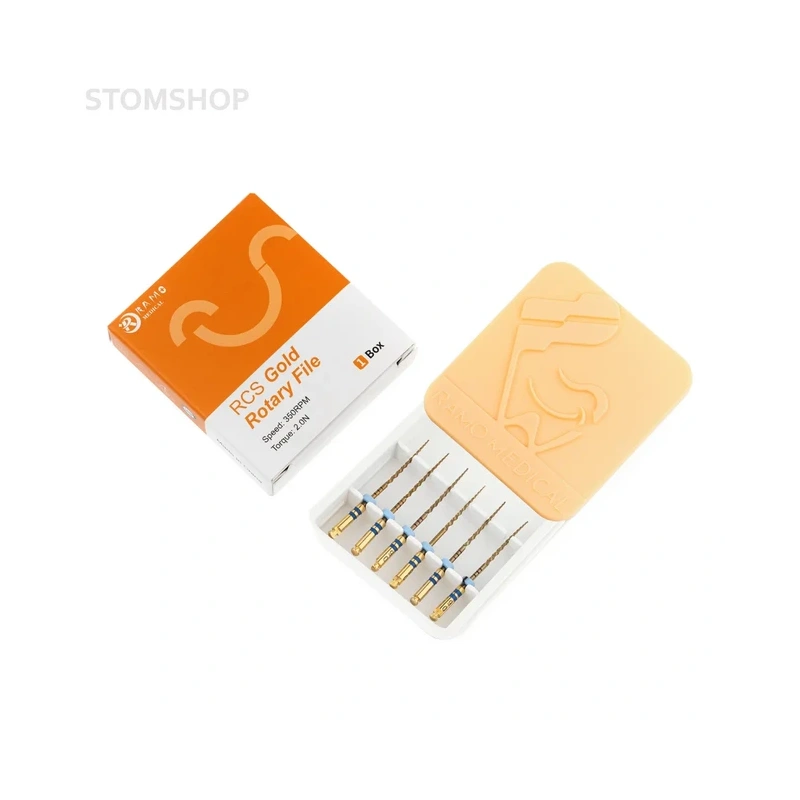 RCS Gold Rotary - машинные файлы, размер 30/06, длина 25 мм, 6 шт. | Ramo Medical (Китай)