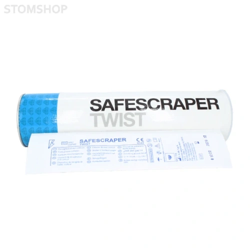 Safescraper TWIST - одноразовый костный скребок, прямой | META (Италия)