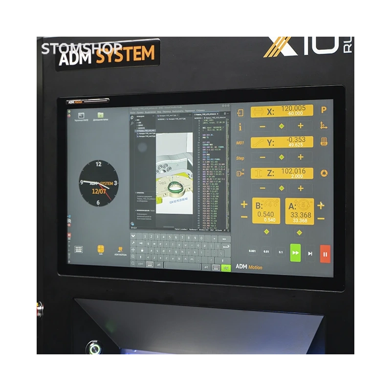 X10 RUS - высокоскоростной фрезерный станок для влажной обработки | ADM System (Россия)