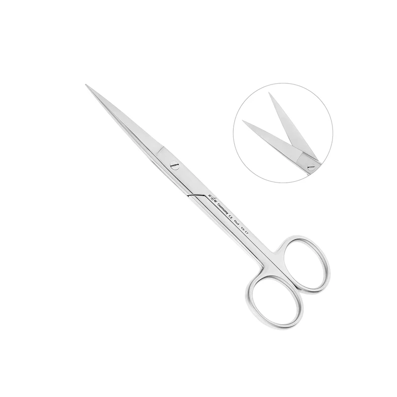 Ножницы хирургические, острый/острый, 145 мм | HLW Dental Instruments (Германия)