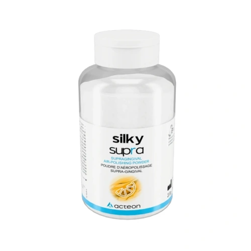 SILKY SUPRA - порошок для наддесневой обработки со вкусом лимона, размер частиц 40 мкм | Satelec Acteon Group (Франция)